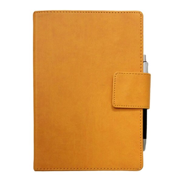 Yellow Leatherette Diary